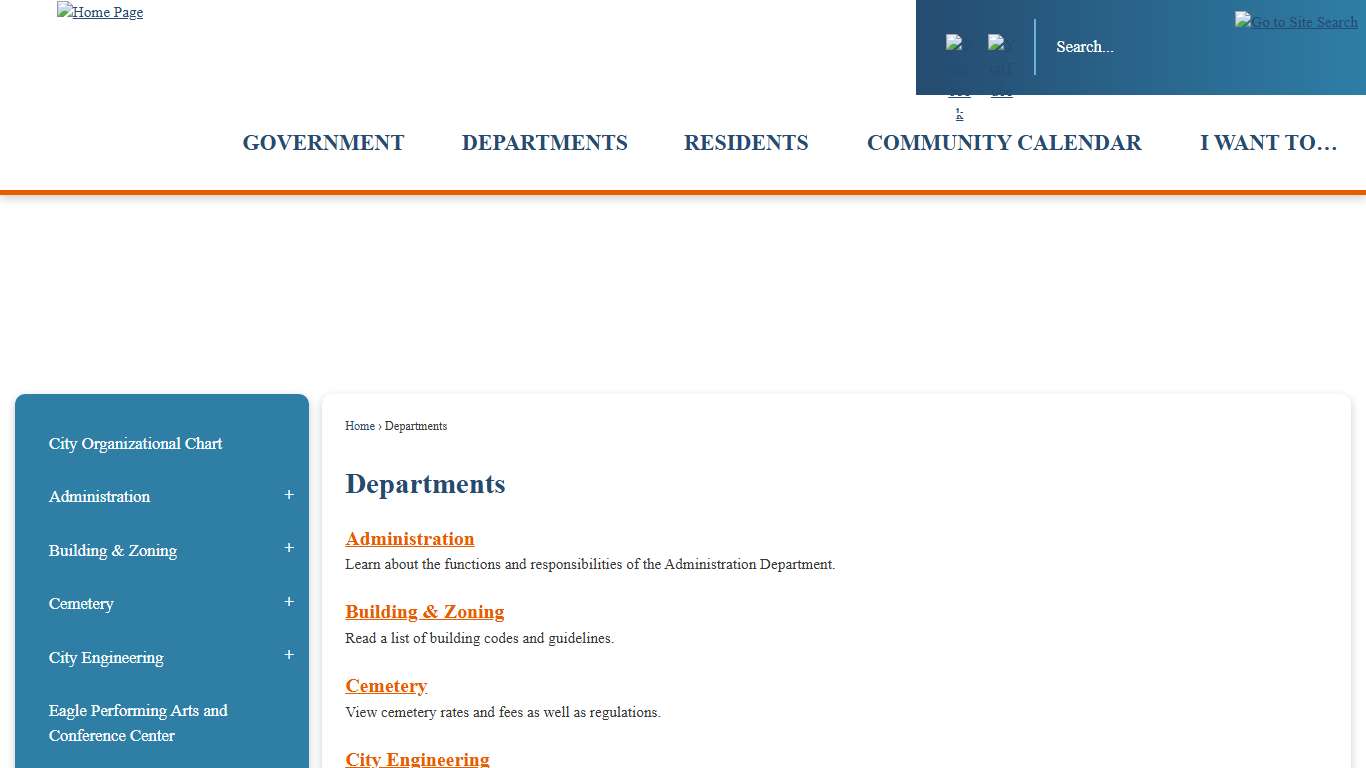 Departments Pontiac, IL - Official Website